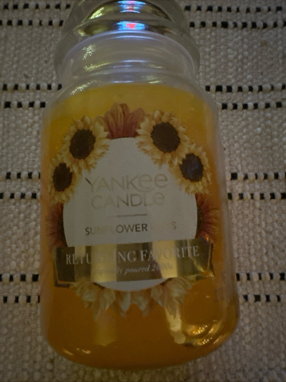 Yankee Candle Sunflower days Jar Candle - Yellow